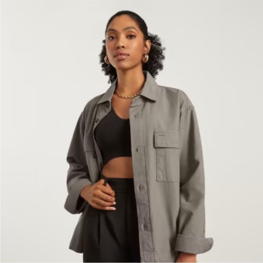 NWT Everlane The Everyone Shirt Jacket in Clay Size XS Unisex $108 Chore Coat